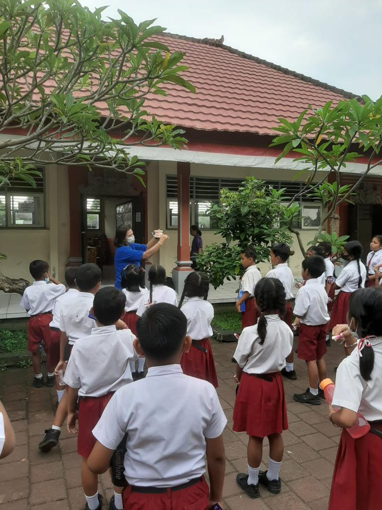 Kegiatan UKGS di SD No 5 Darmasaba tgl 22/11/2022